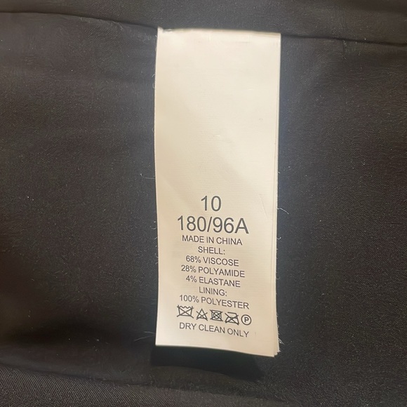 Kate Spade: V-neck Ponte Sleeveless Dress - Black - Size 10 - Picture 8 of 9